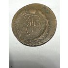 2 копейки 1765 год, мм, перечекан
