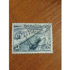 1956 французская колония Мадагаскар флот корабль (3-14)