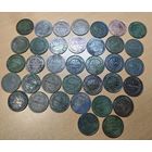 Медные копейки Николая 2. Разные года. 36шт