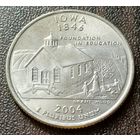 США , 2004     P    Квотер штата Айова       ( 1-8-6 )