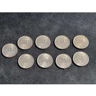 Россия 5 копеек 9 шт СПМД