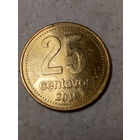 Аргентина 25 сентаво 2010 год