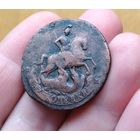 2 копейки 1788 г., СПМ, гурт сетка, перечекан.