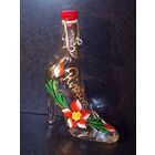 Туфелька бутылочка ручная роспись статуэтка стекло Италия сувенир