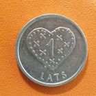 Латвия 2 Республика, 1 лат 2011 г., "ПРЯНИЧНОЕ СЕРДЦЕ",  KM# 127