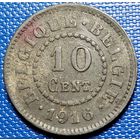 Бельгия 10 сантимов 1916 г.