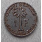 Бельгийское Конго 1 франк 1958 (Руанда - Урунди)