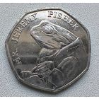 Великобритания 50 пенсов, 2017 150 лет со дня рождения Беатрис Поттер, Джереми Фишер 4-7-26