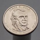 США 1 доллар 2008 11-й Президент Джеймс Нокс Полк  (1845-1849)