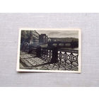 С014-5384 Открытка Ленинград Набережная Фонтанки Черно-белая Небольшого размера Чистая 1950-е