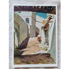 1957. Таран. Улочка в ауле Чиркей. Дагестан