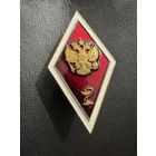 Значок Ромб. "Ромб об окончании высшего медицинского образования " России Тяжёлый