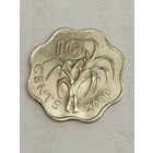 Свазиленд 10 центов 2000
