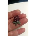 Брошь. Розочка. 90е годы..