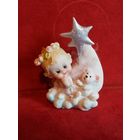Фигурка Ангелочек и мишка статуэтка