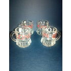 Миниатюрные рюмки фужеры 25 мл Лондон London 4 шт одним лотом