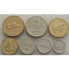 Мальдивы. набор 7 монет 1, 5, 10, 25, 50 лари 1, 2 руфии 2007 - 2012 год