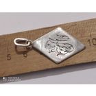 Старинный кулон. Серебро 84 проба.