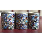 Монетница (2). Серебро, 84 проба, эмаль, позолота. Состояние! Редкость.