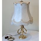 Лампа настольная латунь литье винтаж 2 лампочки Германия ХХ век.