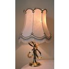 Лампа настольная латунь литье винтаж 2 лампочки Германия ХХ век.