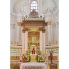 Беларусь 2023 Главный алтарь  в костеле Успения Пресвятой Девы Марии (фото Медведь)