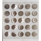 Россия 25 рублей, 2011-2014 XXII зимние Олимпийские Игры и XI зимние Паралимпийские Игры, Сочи 2014 - Эмблема. Лист 25 шт