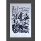 Рисунок Лурье А.А. тушь Иллюстрация к книге 60 годы