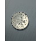 Бермудские острова 5 центов  2005  года .