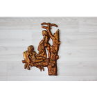 Металлическое, настенное панно "Мужчина и женщина".