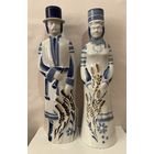 Фарфоровые статуэтки - штофы "Алесь и Алеся" одним лотом.  АУКЦИОН не с рубля без МПЦ.  ДФЗ