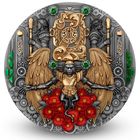 Ниуэ 5 долларов 2024г. "Волшебник Изумрудного Города". SWAROVSKI. Монета в капсуле; подарочном футляре; номерной сертификат; коробка. СЕРЕБРО 62,20гр.(2 oz).