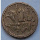 ЮАР, 10 центов 2000. Старый тип - Старый национальный герб