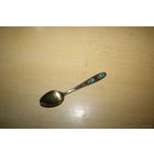 ЛОЖКА СЕРЕБРЯННАЯ 875 КОФЕЙНАЯ В ЭМАЛЯХ