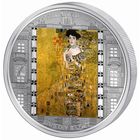 Острова Кука 20 долларов 2012г. Шедевры искусства: "Густав Климт - Золотая Адель". Монета в капсуле; подарочном футляре; сертификат; коробка. СЕРЕБРО 93,30гр.(3 oz).
