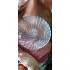 Тарелка  стеклянная для рыбы, икры.