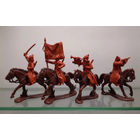 Солдатики Красная конница с непобедимым Красным Знаменем! Высокая детализация! Редкость! Сторгуй за свою цену, предложи обмен!