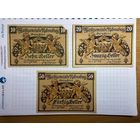 10, 20 и 50 геллеров (нотгельды) 1921 г. Австрия.