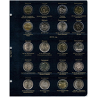 Лист для памятных и юбилейных монет 2 Евро 2017-2018 годы