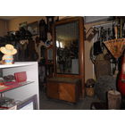 Зеркало пристенок.Дерево,шпон.40- 50-е года.