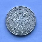 Монета СЕРЕБРО Польша 10 злотых 1932 год Ядвига ОТЛИЧНЫЕ