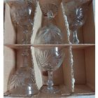 Набор фужеров, бокалов, хрусталь 5 шт.