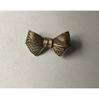 Брошь Бантик серебро филигрань клеймо Англия антик