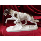 Статуэтка фарфоровая Борзая, высота 26 см. Германия