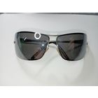 Очки спортивного типа с полуободковой оправой.