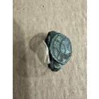 Кольцо старинное с гербом на щитке