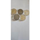 Белорусские инвестиционные монеты 20р 5шт без мц.2005-06-07 год.