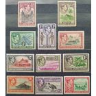 Британские колонии. Соломоновы острова 1939 г. SG60-64, 66-71 MH