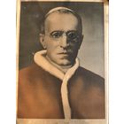 Старинная литография размер 31 на 42 см