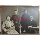 1910-е Семья студийное фото типажи прошлого ретро